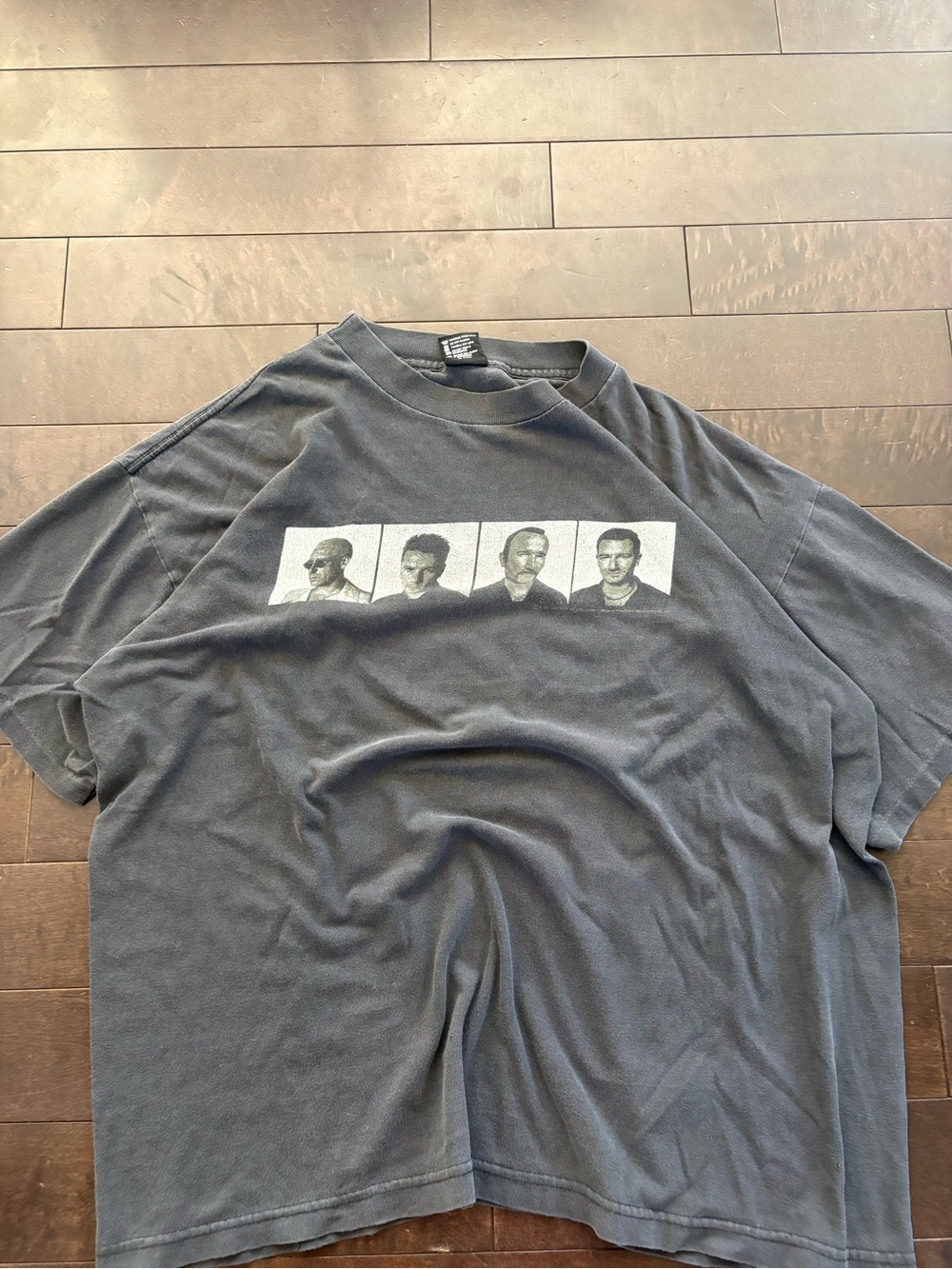 Faded 90s U2 band tee